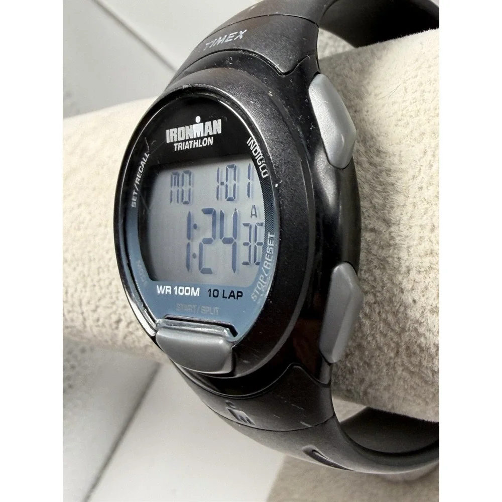 Timex 854 New Battery 2013 Mens Ironman Triathlon 40MM 8.5